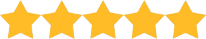 A yellow star is on the green background